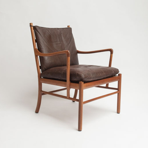 The Colonial Chair, Brown Leather